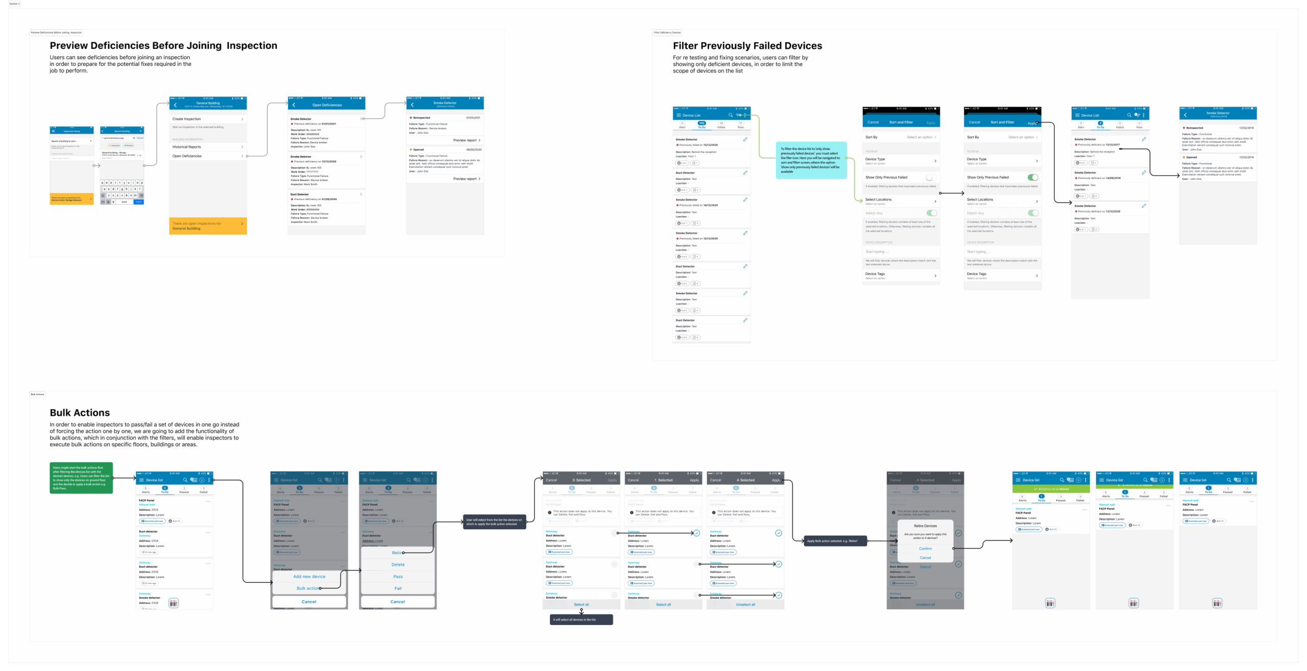 Xaap mobile - Multiple flows
